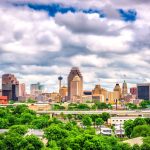 A view of San Antonio, Texas; commercial foreclosures are increasing in Texas as of Spring 2024.